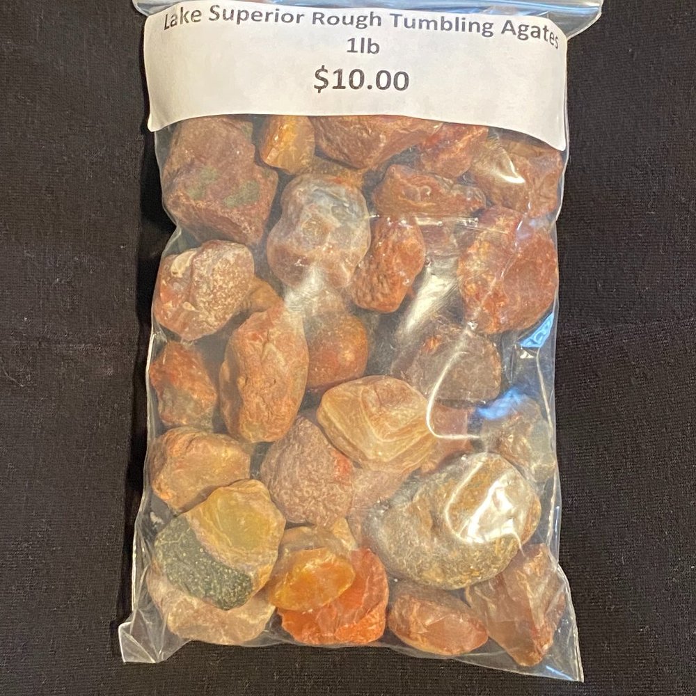 Lake Superior Rough Tumbling Agates